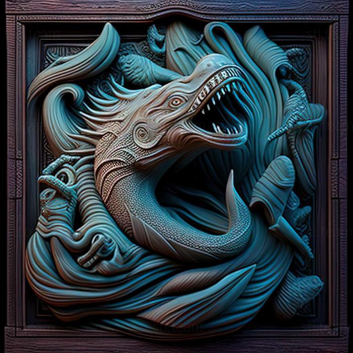 3D модель Морське чудовисько (STL)